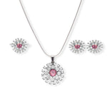 Load image into Gallery viewer, Brazilian Tourmaline Jewelry Set – Radiant Round Gems, Subtle Elegance