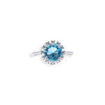 Load image into Gallery viewer, Ocean Breeze London Blue Topaz Ring
