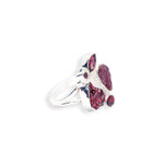 Load image into Gallery viewer, Enchanting Africa Garnet and Brazil Tourmaline Ring Set - Rings in Sizes 6 US, 7 US, and 8 US