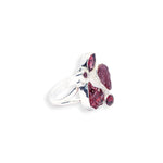Load image into Gallery viewer, Enchanting Africa Garnet and Brazil Tourmaline Ring Set - Rings in Sizes 6 US, 7 US, and 8 US
