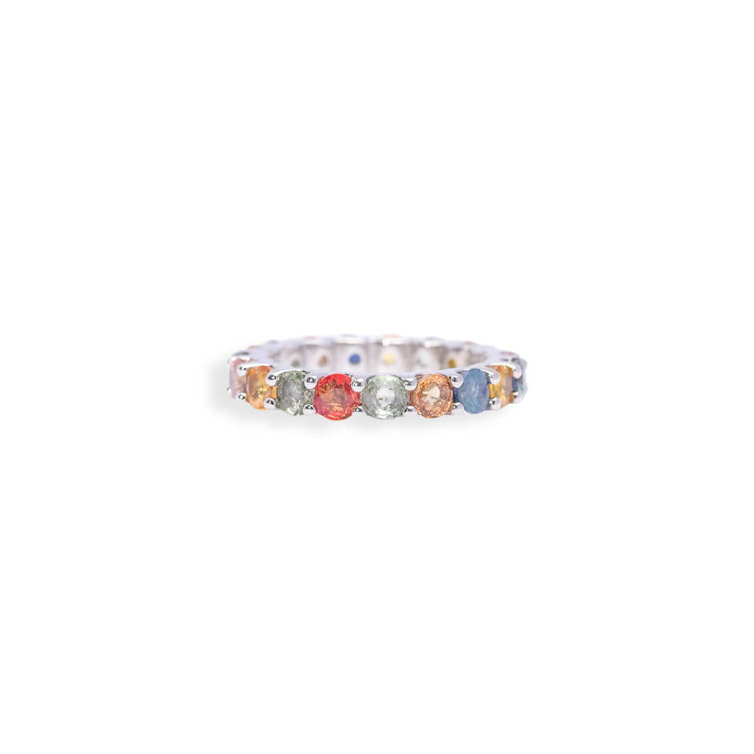 Elegant Sapphire Ring Set - Timeless Beauty from Sri Lanka