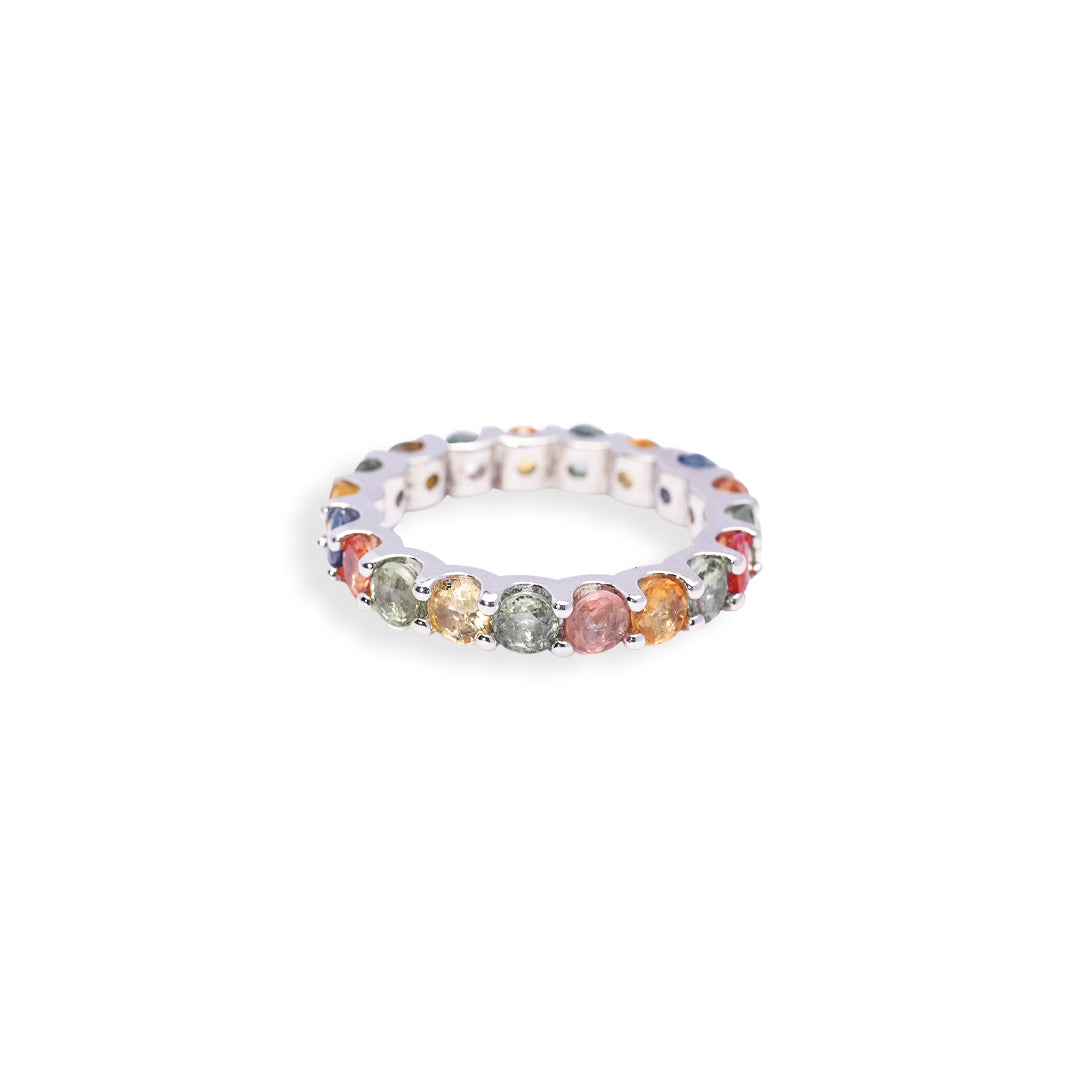 Elegant Sapphire Ring Set - Timeless Beauty from Sri Lanka
