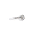 Load image into Gallery viewer, Luxe Round Diamond Ring - OVAL CATCH Ring, 0.40 CT