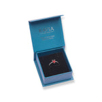 Load image into Gallery viewer, Elegant Pear-shaped African Garnet Ring - Radiate Charm and Grace