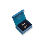 Load image into Gallery viewer, African Pear-Shaped Citrine and Zircon Earrings - 4 Ct - Stones of Size 7/10 mm