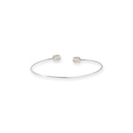Load image into Gallery viewer, Graceful Women's Bangle with Oval Peridot Gemstones - Handcrafted Elegance from Pakistan