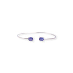 Load image into Gallery viewer, Oval Tanzanite Bangle – Tanzanian Elegance, Timeless Beauty