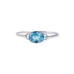 Load image into Gallery viewer, Elegant Oval Blue Topaz Bangle – Pakistani Craftsmanship, Captivating Brilliance