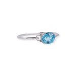 Load image into Gallery viewer, Elegant Oval Blue Topaz Bangle – Pakistani Craftsmanship, Captivating Brilliance
