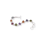Load image into Gallery viewer, Multigemstone Raw Bracelet - Vibrant Elegance from Around the World