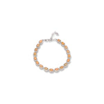 Load image into Gallery viewer, Ethiopian Oval Opal and Zircon Bracelet - Captivating Colors, Timeless Elegance