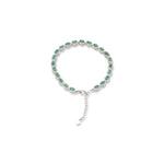Load image into Gallery viewer, Zambian Oval Emerald Bracelet - Natural Beauty, Timeless Elegance
