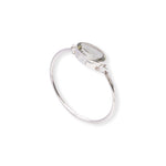 Load image into Gallery viewer, Oval Green Amethyst Women Bangle – Brazilian Craftsmanship, Natural Elegance