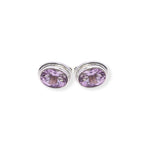 Load image into Gallery viewer, Elegant Amethyst Men's Cufflinks