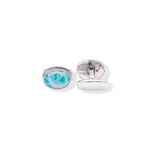 Load image into Gallery viewer, Premium Larimar Men's Cufflinks