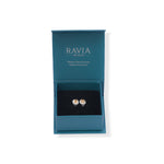 Load image into Gallery viewer, Elegant Oval Citrine and Zircon Women's Earrings from Africa - Timeless Glamour in Every Stud