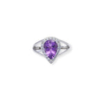 Load image into Gallery viewer, Brazilian Amethyst and Zircon Jewelry Set – Pear Cut , 6.7 Carats