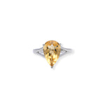Load image into Gallery viewer, African Citrine and Zircon Jewelry Set – Stunning Pear-Shaped Gems, 25.6 Carats