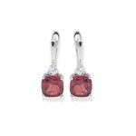 Load image into Gallery viewer, African Garnet and Zircon Jewelry Set – 4 Carats of Genuine Garnet Stones