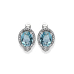 Load image into Gallery viewer, Elegant Pakistani London Blue Topaz and Zircon Necklace Set - Exquisite Craftsmanship and Timeless Charm