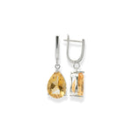 Load image into Gallery viewer, African Citrine and Zircon Jewelry Set – Stunning Pear-Shaped Gems, 25.6 Carats