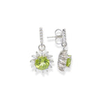 Load image into Gallery viewer, Pakistani Peridot Jewelry Set – Timeless Round Gems, Elegant Simplicity