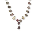 Load image into Gallery viewer, Brazilian Raw Tourmaline Necklace - Nature&#39;s Beauty, Adjustable Elegance
