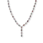 Load image into Gallery viewer, Sri Lankan Oval Spinel and Zircon Necklace Set - Elegance in Every Detail