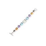 Load image into Gallery viewer, Exquisite Gemstone Necklace Set - A Fusion of African Citrine, Brazilian Amethyst, Green Amethyst, Blue Topaz, and Smoky Quartz