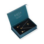 Load image into Gallery viewer, African Citrine and Zircon Jewelry Set – Stunning Pear-Shaped Gems, 25.6 Carats