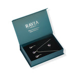 Load image into Gallery viewer, Brazilian Amethyst and Zircon Jewelry Set – Pear Cut , 6.7 Carats