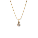 Load image into Gallery viewer, Brilliant Gold Green Amethyst Women's Pendant