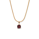 Load image into Gallery viewer, Glamorous Gold Garnet Women's Pendant