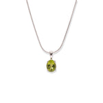 Load image into Gallery viewer, Radiant Peridot Sunburst Women's Pendant