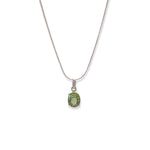 Load image into Gallery viewer, Dazzling Tourmaline & Diamond Pendant
