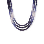 Load image into Gallery viewer, Shaded Sapphire Circle Necklace
