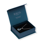 Load image into Gallery viewer, Elegant Pear-Shaped Pendant - Pakistani Swiss Blue Topaz and Zircon Brilliance