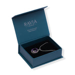 Load image into Gallery viewer, Brazilian Oval Amethyst and Zircon Pendant - Elegance Redefined