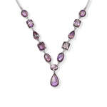 Load image into Gallery viewer, Brazilian Amethrine Necklace Set - Oval, Square and Pear Cut
