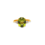 Load image into Gallery viewer, Golden Diamond Charms Apple Ring - 3ct, 18k