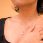 Load image into Gallery viewer, Golden Imperial Topaz Cluster Pendant