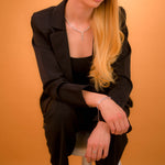 Load image into Gallery viewer, Sri Lankan Oval Spinel and Zircon Necklace Set - Elegance in Every Detail