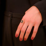 Load image into Gallery viewer, Graceful Oceanic Diamond Ring