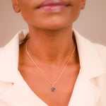 Load image into Gallery viewer, Enchanting London Blue Topaz - Exquisite Gold Pendant