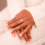 Load image into Gallery viewer, Ocean Breeze London Blue Topaz Ring