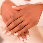 Load image into Gallery viewer, Brilliant Emerald Diamond 18k Gold Ring - 0.25ct, 0.766grams