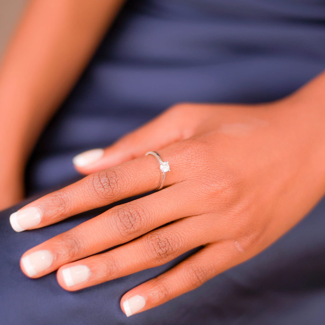 Golden Diamond Ring