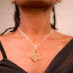 Load image into Gallery viewer, African Citrine Pendant - Radiant Sunshine, Chain Length From 16 or 18 Inches