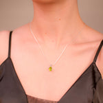 Load image into Gallery viewer, Radiant Peridot Sunburst Women's Pendant
