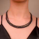 Load image into Gallery viewer, Midnight Sparkle Sapphire Necklace